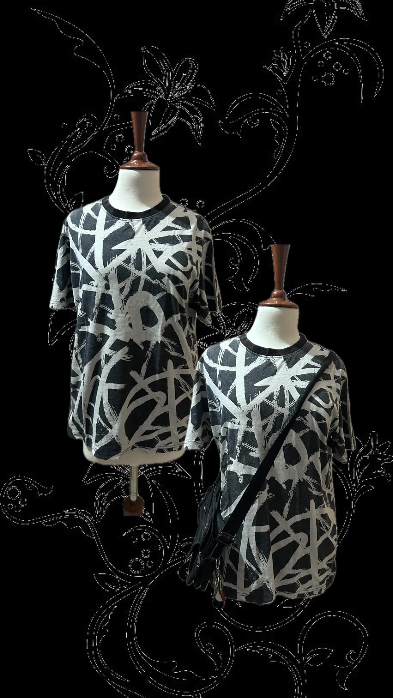 Monochrome graphic tee 2